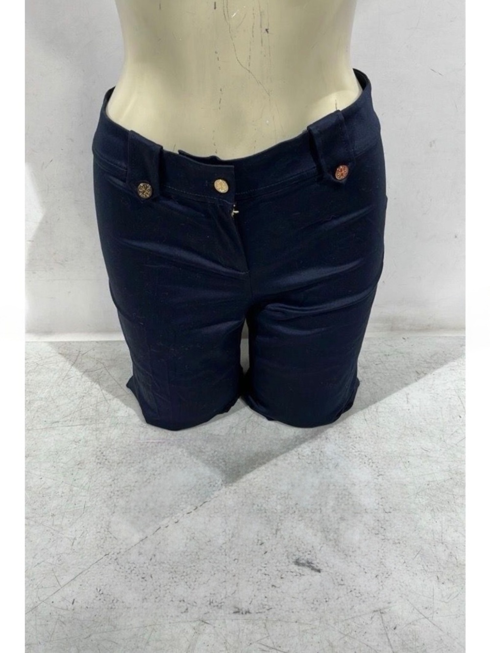 Tory Burch Navy Bermuda Shorts